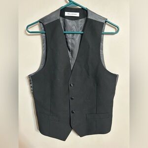 Bellissimo medium men’s vest size medium, covered buttons adjustable back